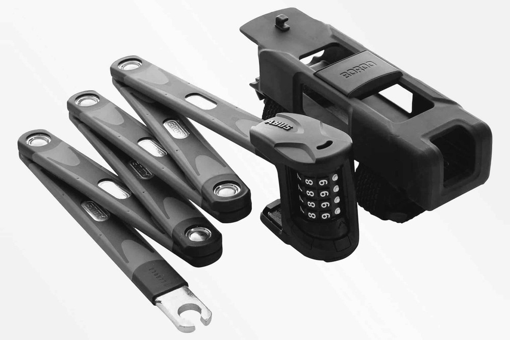 ABUS Bordo Lite Mini Fold Lock - 2' 5mm Combination Black