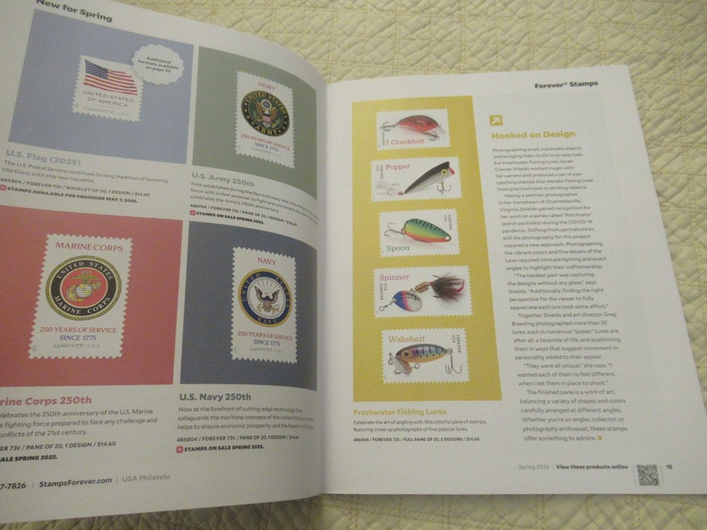 USPS USA Philatelic Spring 2025 Catalog