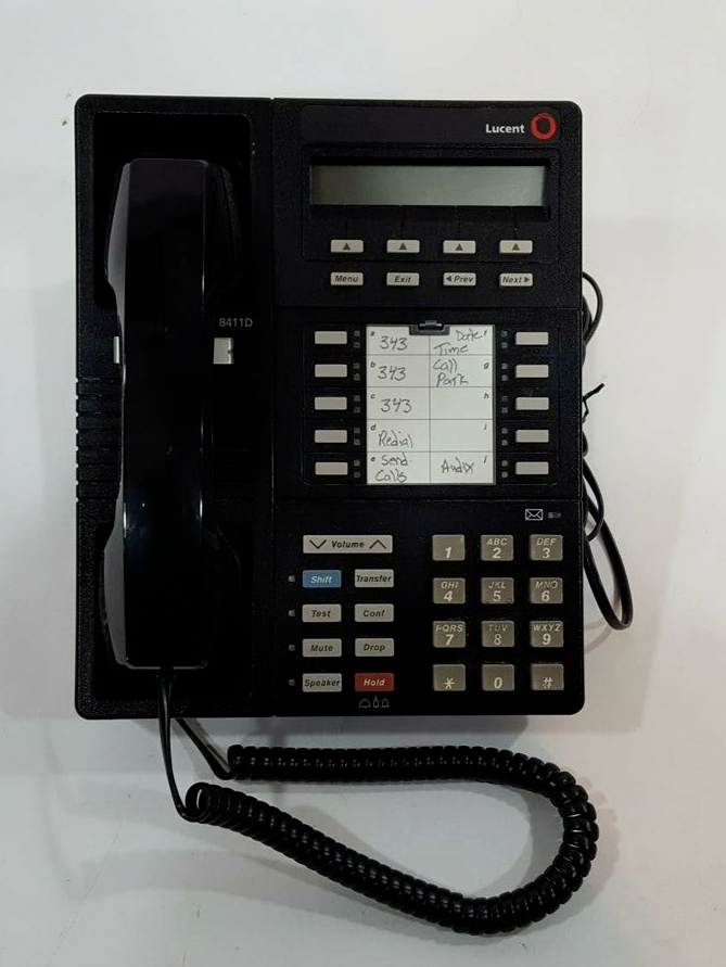 Lucent 8411D black phone 8411d01b-003