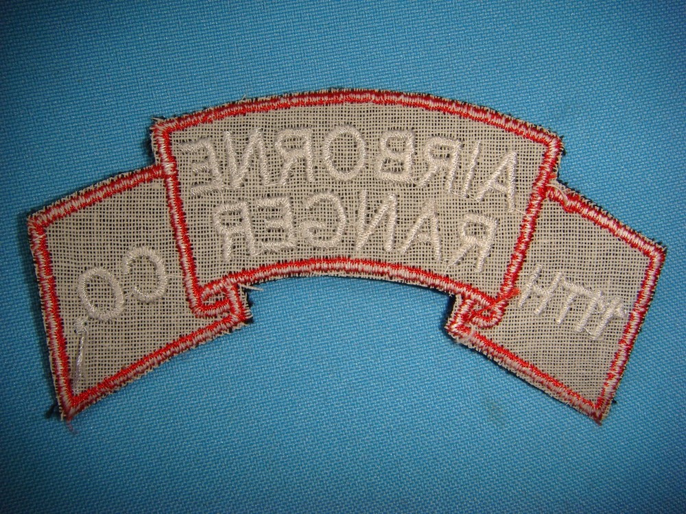 SCROLL PATCH US ARMY 11th RANGER INFANTRY COMPANY