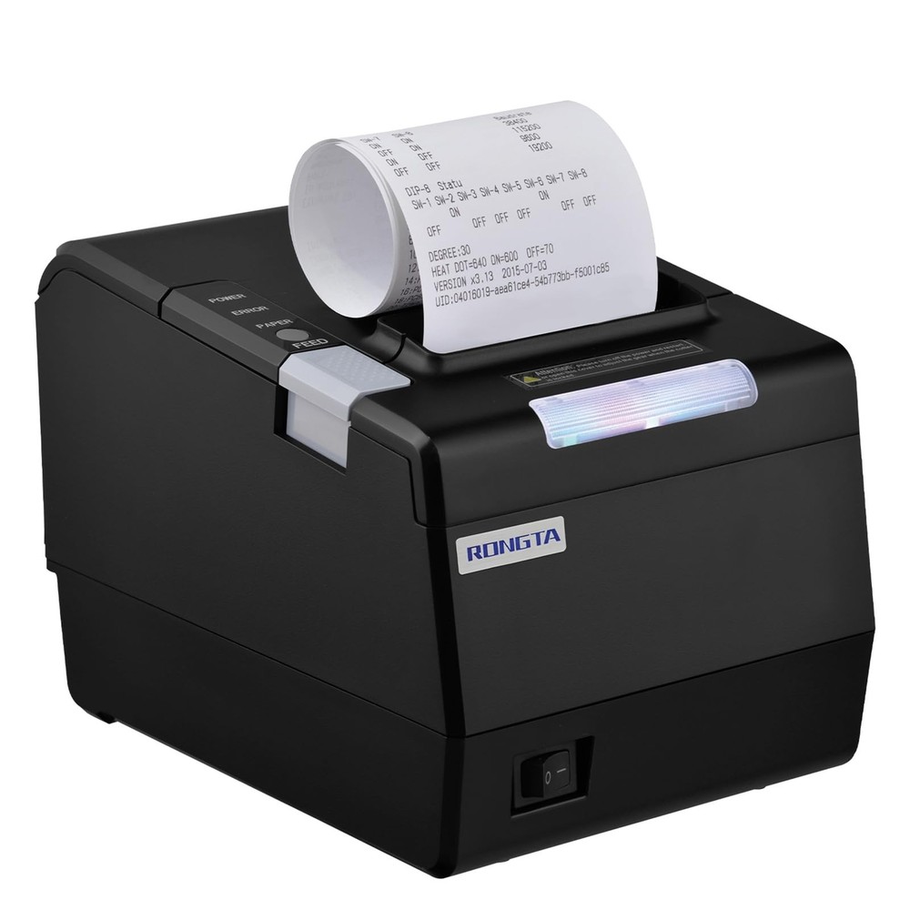 Rongta POS Printer, 80mm Thermal Receipt Printer, Restaurant Kitchen Printer ...