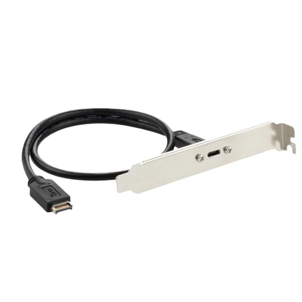USB 3.1 Type E PCI-E to Type C Female Gen 2 Extension Cable With Profile Bracket