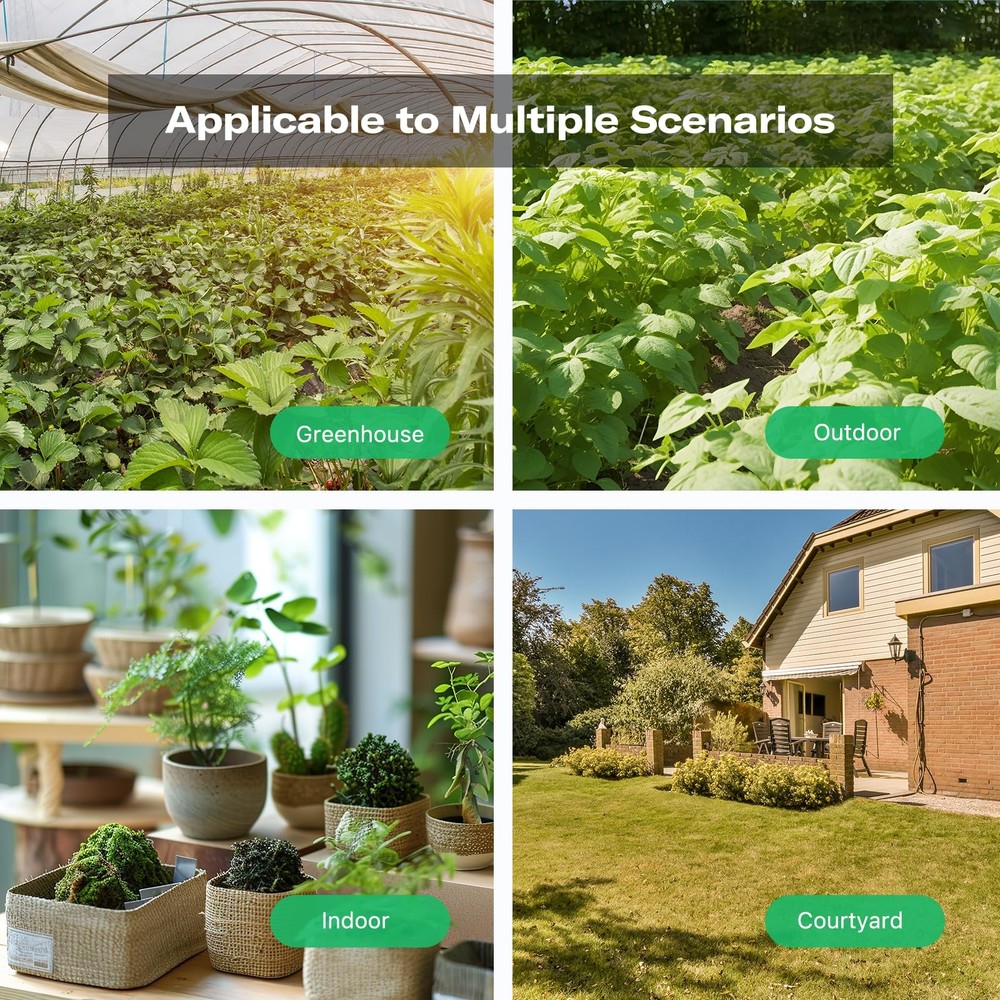 THIRDREALITY Smart Soil Moisture Sensor,Zigbee hub Needed,Accurate Green