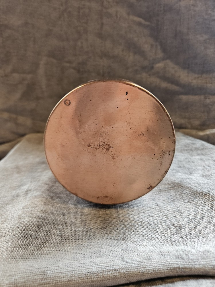 Hammered Copper Jar with Lid