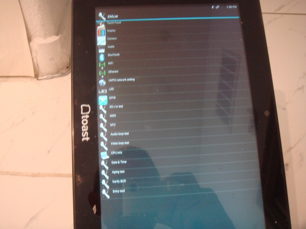 TOAST POS MSM8960 Elo System Workstation Tablet touchscreen