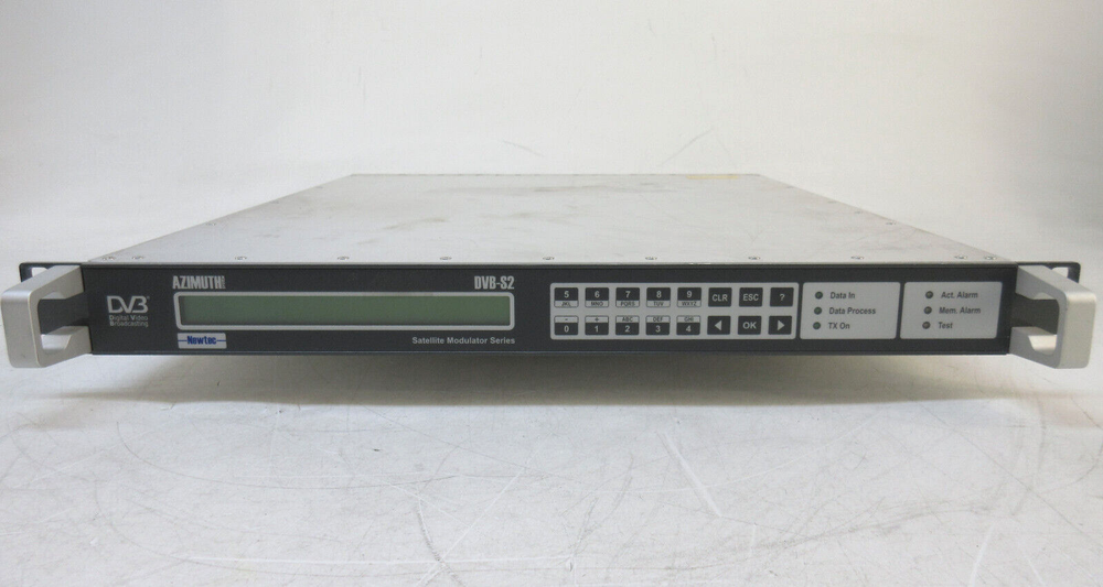 Newtec Azimuth DVB-S2 Broadcast Satellite Modulator Type: NTC/2277/xF