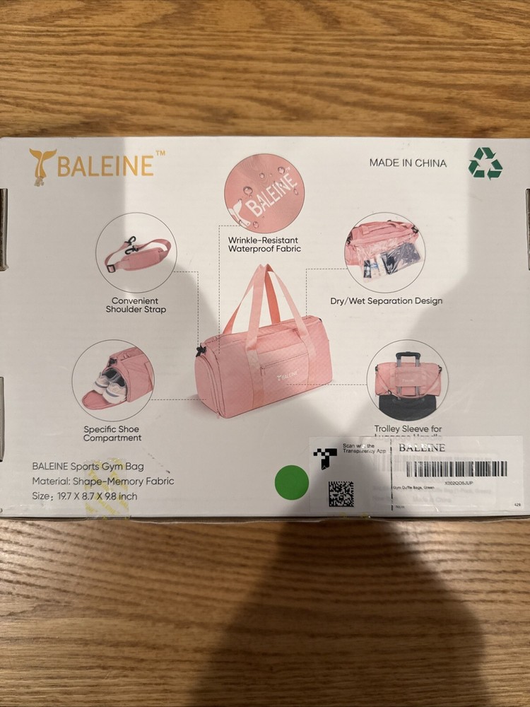 Balding Gym Duffle Bag Green Medium