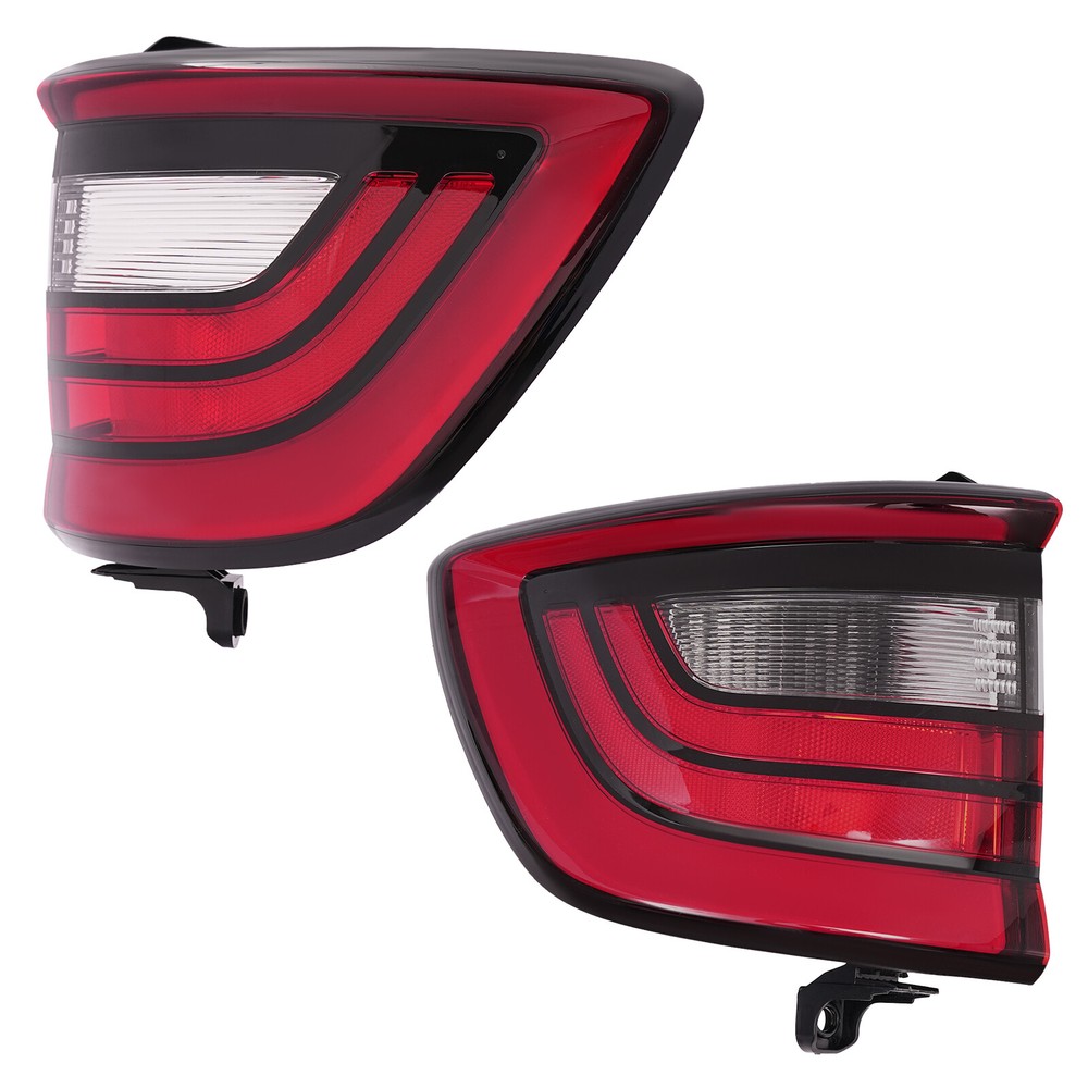 2Pc Tail Light Set For 2014-2022 Dodge Durango Left and Right Outer Tail Lamp