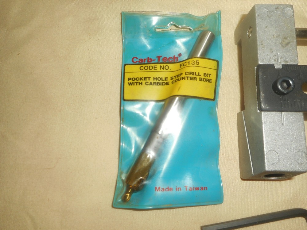Double Pocket Hole Guide & Step Hole Drill Bit DY48 Tooling Lot EAGLE TOOL Co.
