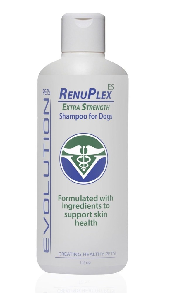 RenuPlex Extra Strength Dog Shampoo - Supports Skin Problems. Unconditional G...