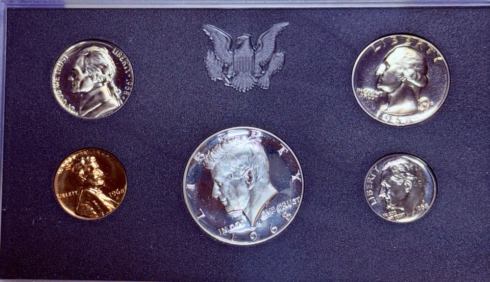1968-S U.S. Clad Proof Set 40% Kennedy