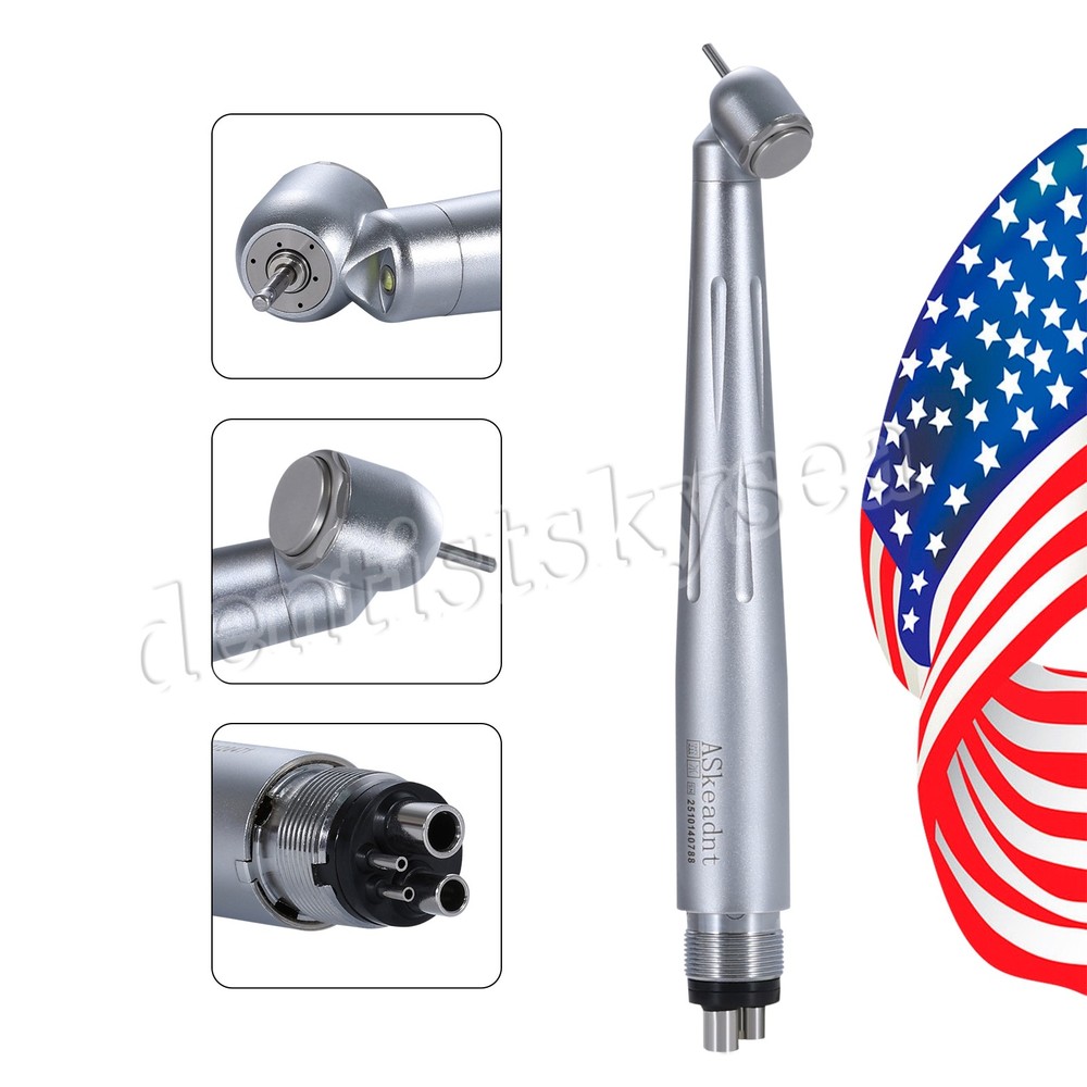 45 Degree LED E-generator Surgical Handpiece High Speed Dental