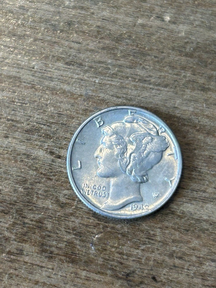 1942 Mercury Dime BU