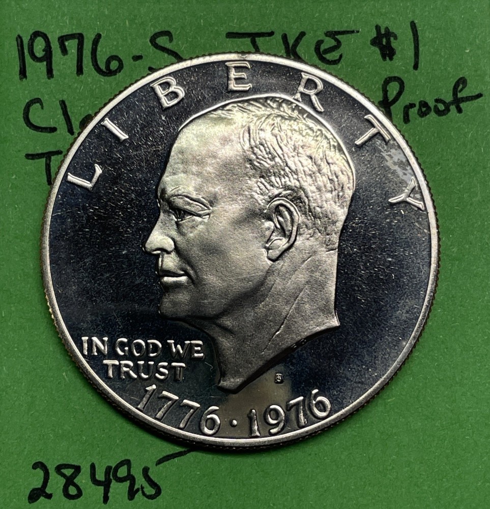1976 S Eisenhower / Ike Dollar $1 Gem DCam Proof CN-Clad Type 2
