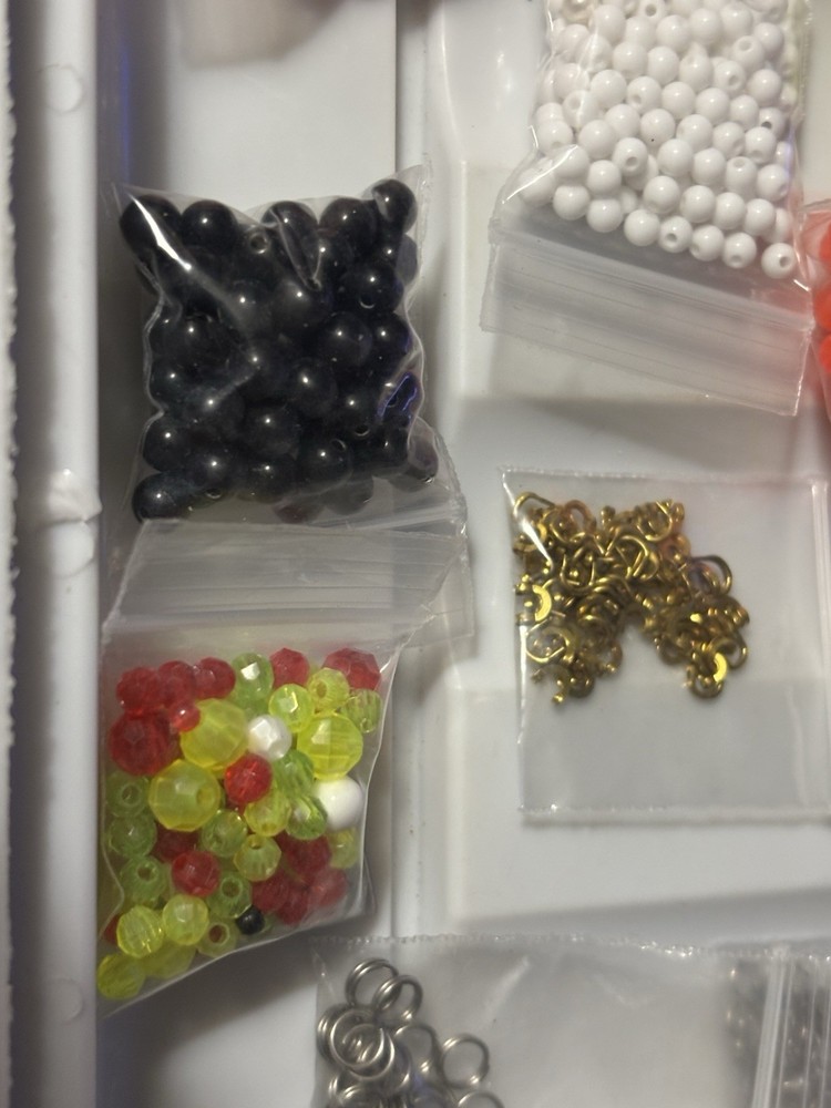 A~1650 Fishing Lure Walleye Making Kit Spinners Floaters Clevis Beads Split Hook