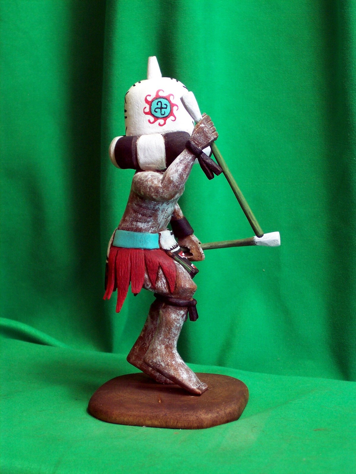 Hopi Kachina Doll -Aya, the Rattle Kachina by Philbert Poleyestewa - Beautiful!