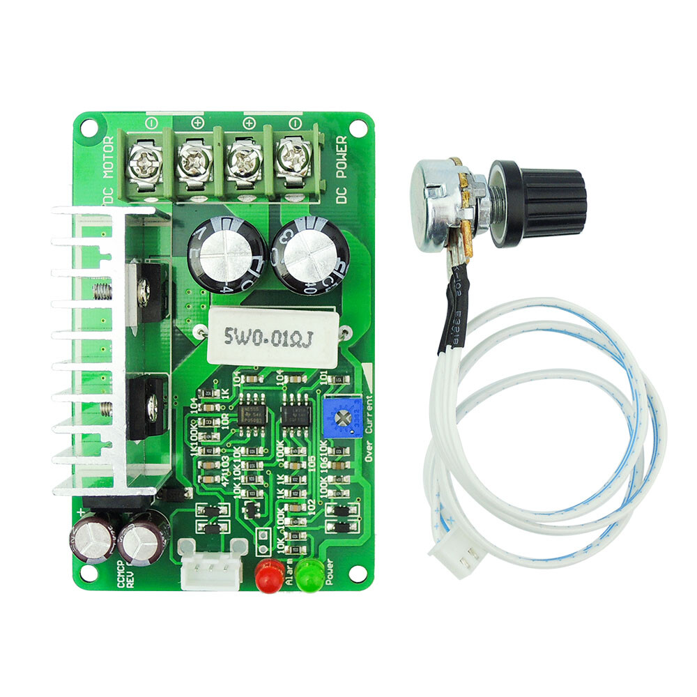 DC 10-40V 10A PWM Brush Motor Speed Controller Governor Current limiter Module