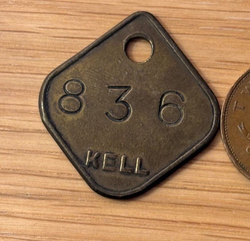 KELLINGLEY COLLIERY 836 Kell Pit Checks Tally Mining  Memorabilia