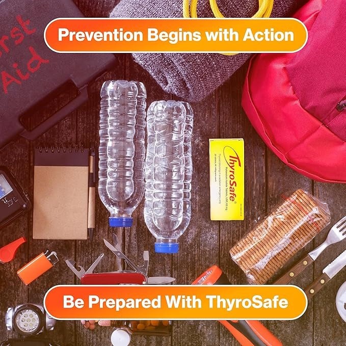 Thyrosafe 65mg Potassium Iodide Tablets Radiation Protection (20 Pack)