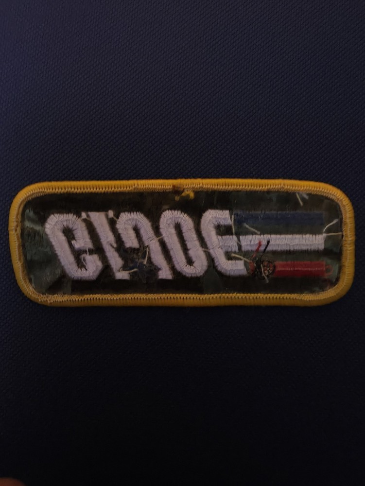 Classic GI Joe Toy Logo 3.5" Deluxe Patch.