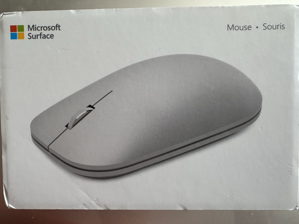 Microsoft - Surface Bluetooth Optical Ambidextrous Mouse - Wireless - Silver Mod