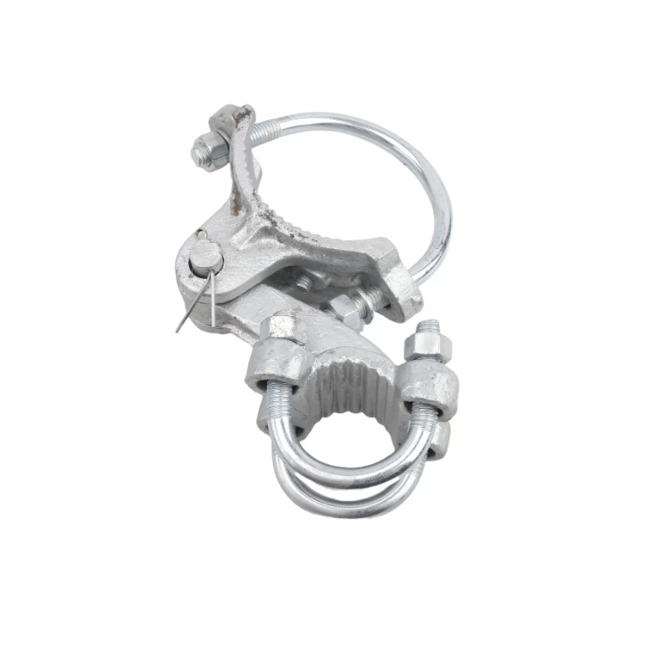 Chain Link 4" Adjustable 180 Degree Offset Arm Hinge Industrial Gate Hinge