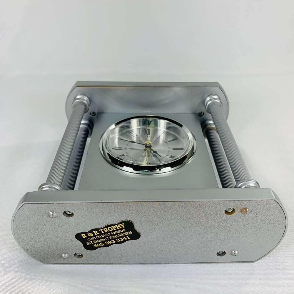 Quartz Pillar Clock Approx. 6.5” Inch