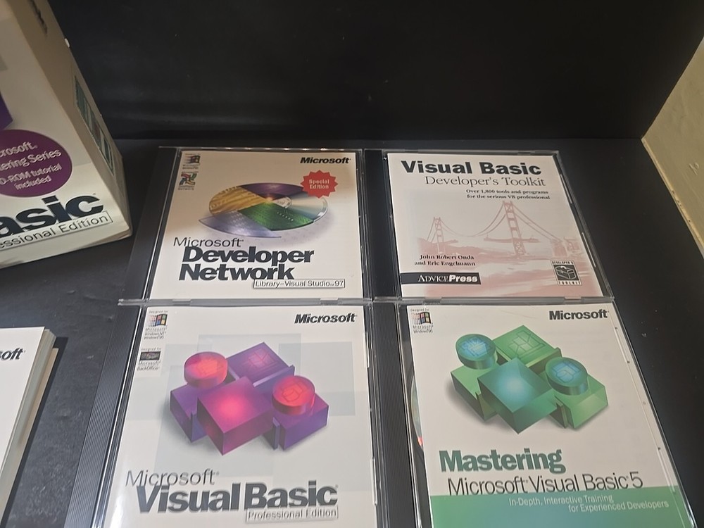 Microsoft Visual Basic Professional Edition Version 5.0 Academic CD Media