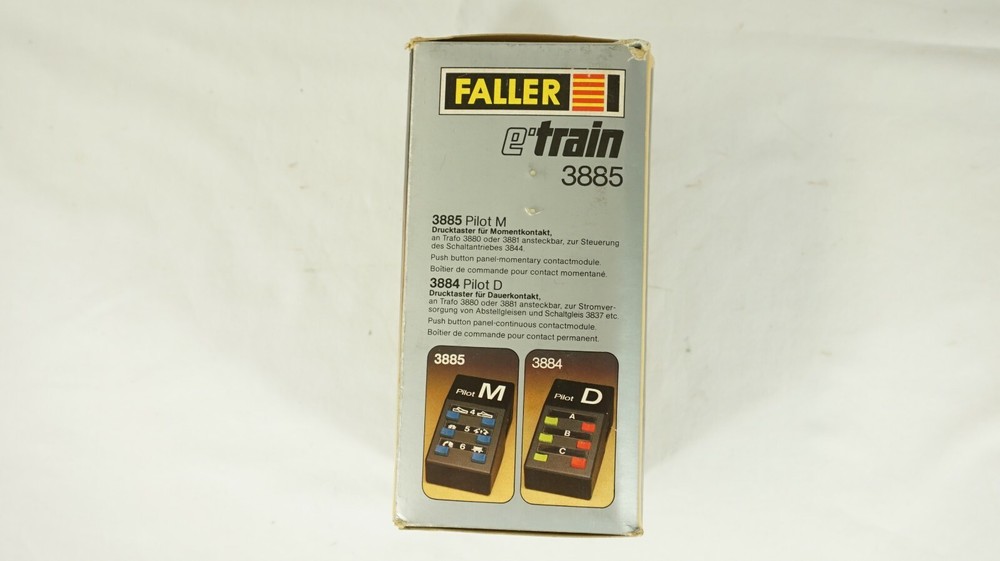 Faller E-Train Push Button Panel Momentary Connection Item 3885 NEW