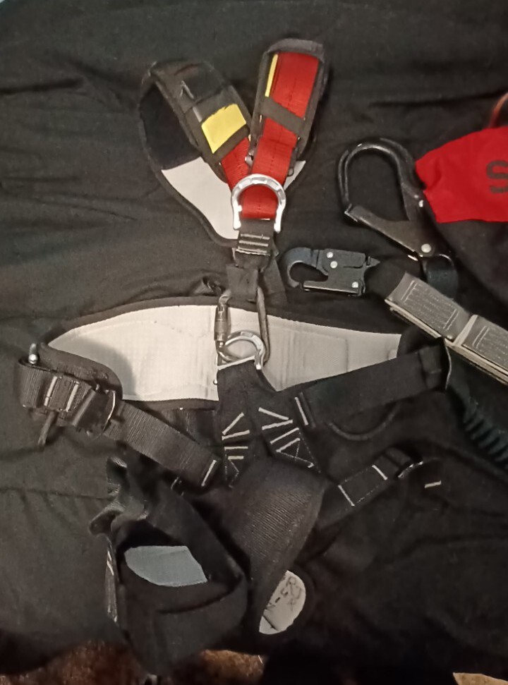 SOB climbing harness