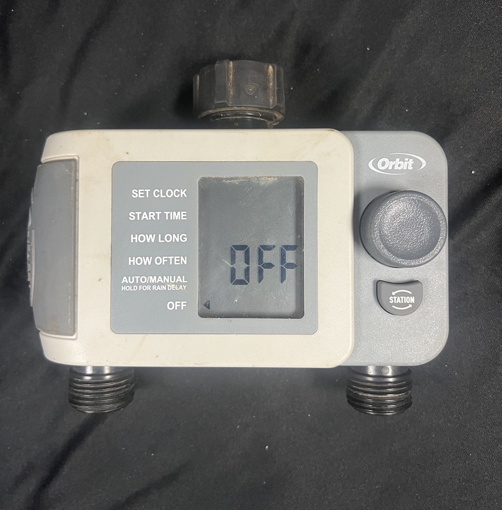Orbit 2 Outlet Digital Hose Sprinkler Irrigation WateringTimer