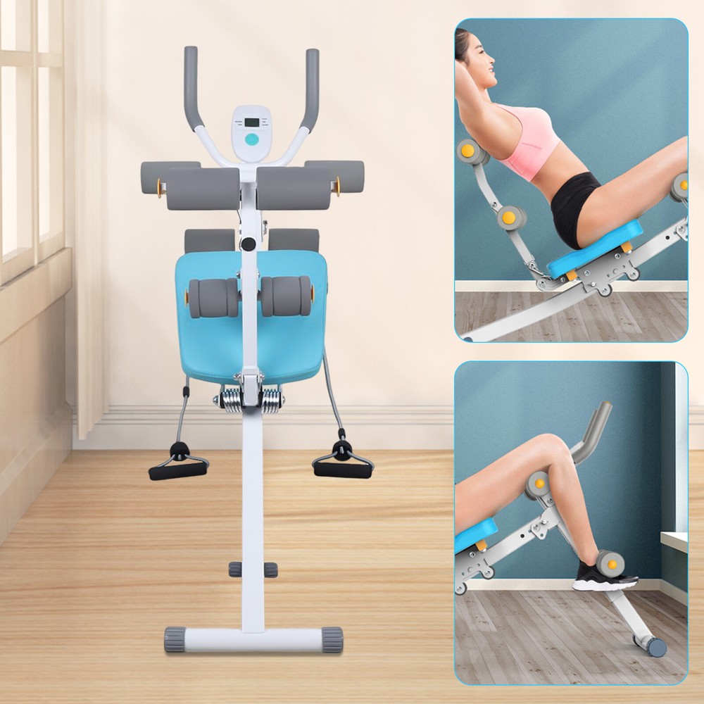 Adjustable Rider Machine Trainer Rowing Machine Ab Workout Equipment Training US