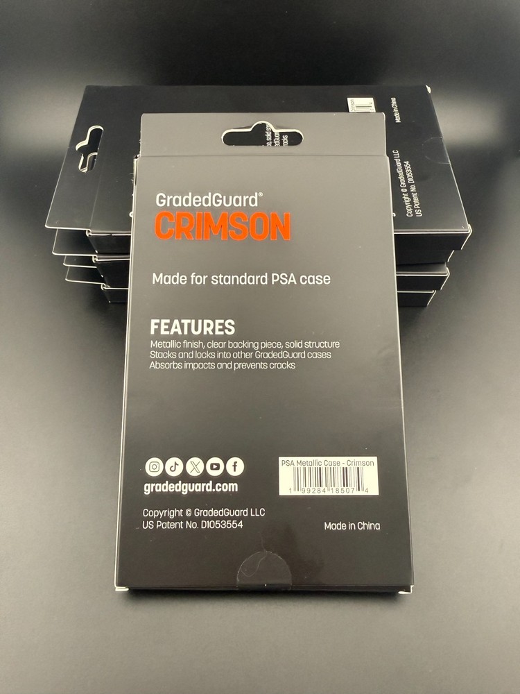 Crimson Metallic GradedGuard PSA