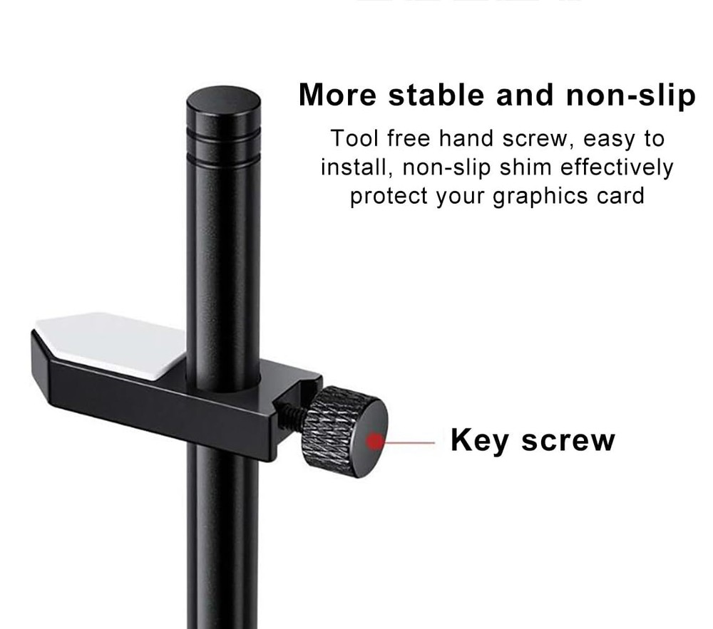 GPU Support Bracket Adjustable Graphics Card Support GPU Stand Aluminum Anti ...