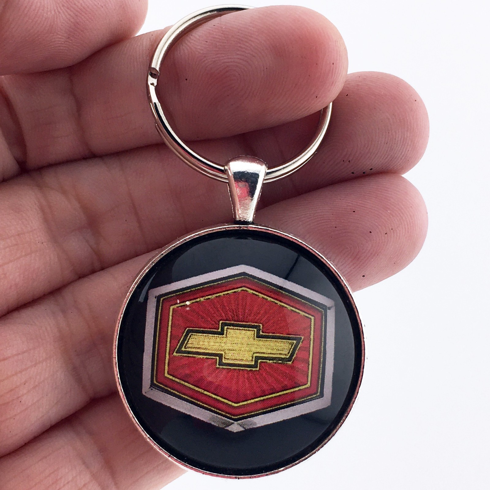 1980-1987 Chevy El Camino Malibu Header Panel Hood Emblem 1.2" Diameter Keychain