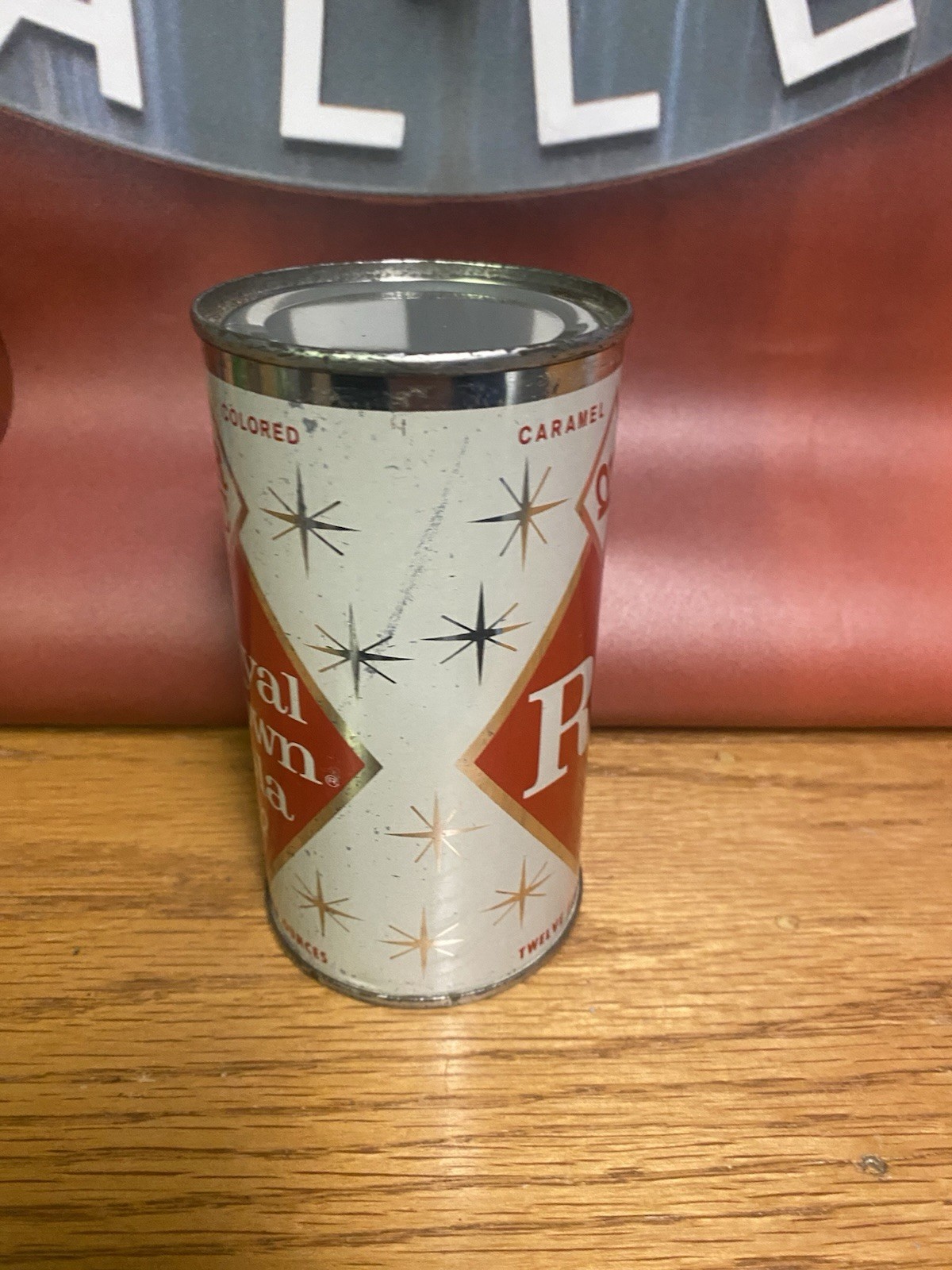 Royal Crown Flat Top Soda Can Rc Cola Old Vintage