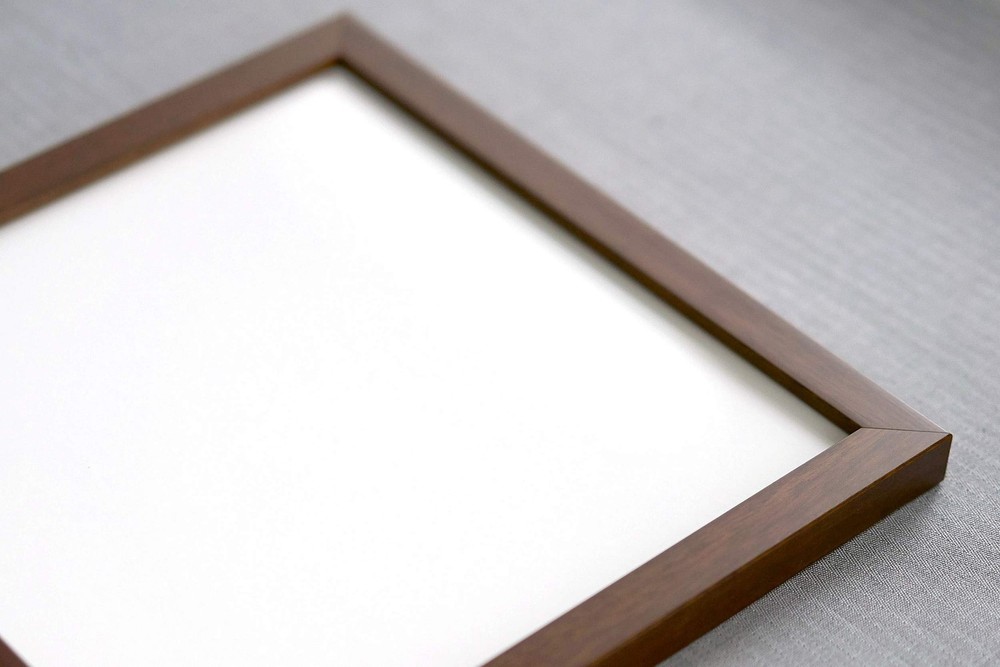 15x14 Frame Brown Solid Wood Picture Frame Width 0.75 Inches | Interior Frame De