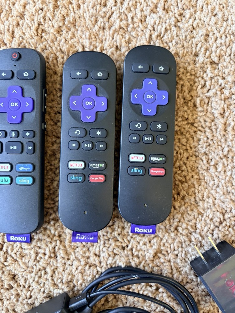 ROKU Lot Bundle HDMI Streaming Stick + Mixed Remotes Authentic Untested As-Is