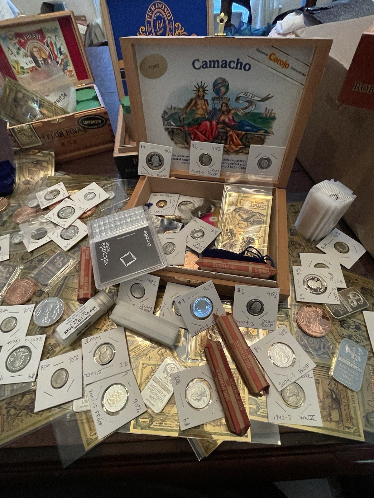 ESTATE SALE SILVER & GOLD LOT! Coins, Rounds, Rolls, Slabs & Bills! Max Value!