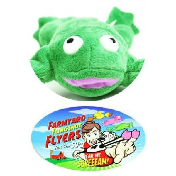 Slingshot Flying Screaming Croaking Frog - Flys 50 Feet