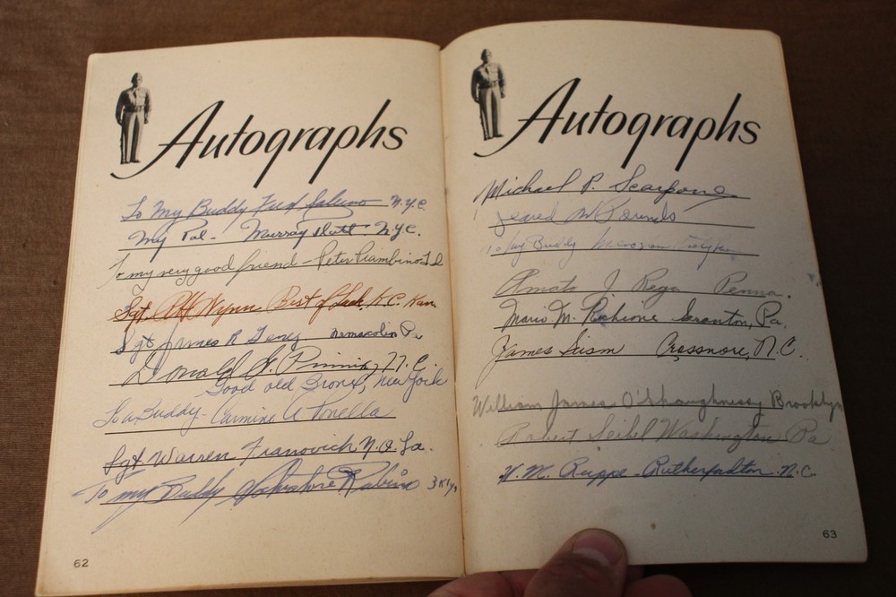 Original WW2 U.S. Army "IRTC" Infantry Training Booklet Named to GI w/Signatures