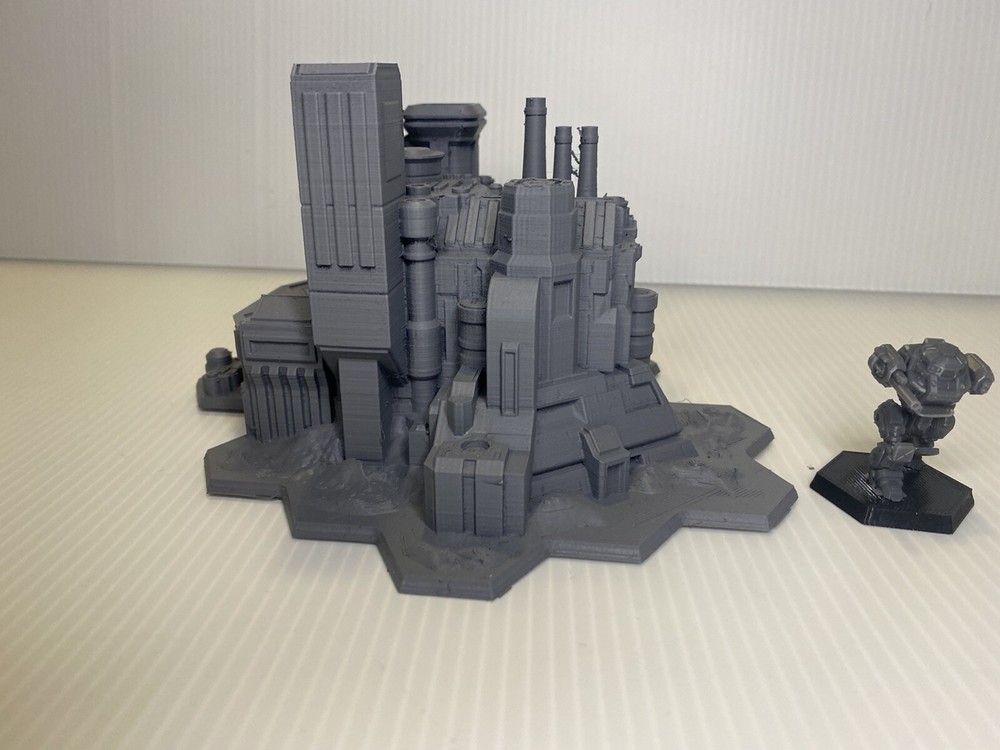 Spaceport w/ Hex Base, Tabletop War Game Terrain Battletech (6mm)