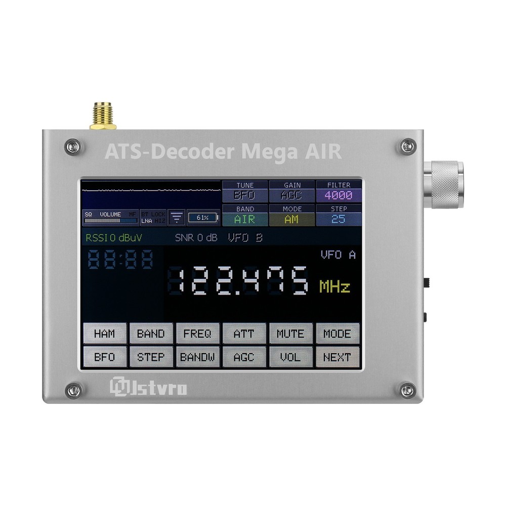 4" ATS Decoder Si4735 Full Band Radio Receiver FM RDS AM Bluetooth,AIR