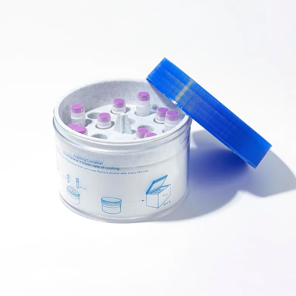 Cryogenic Storage Box - Cryogenic Vials Freezing Container，Polycarbonate Jar 18