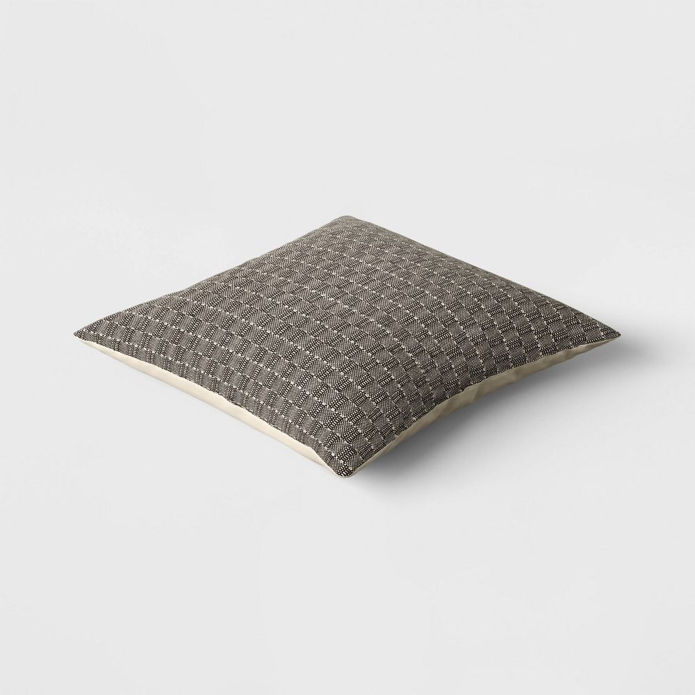 Oversized Textural Woven Square Throw Pillow - Threshold