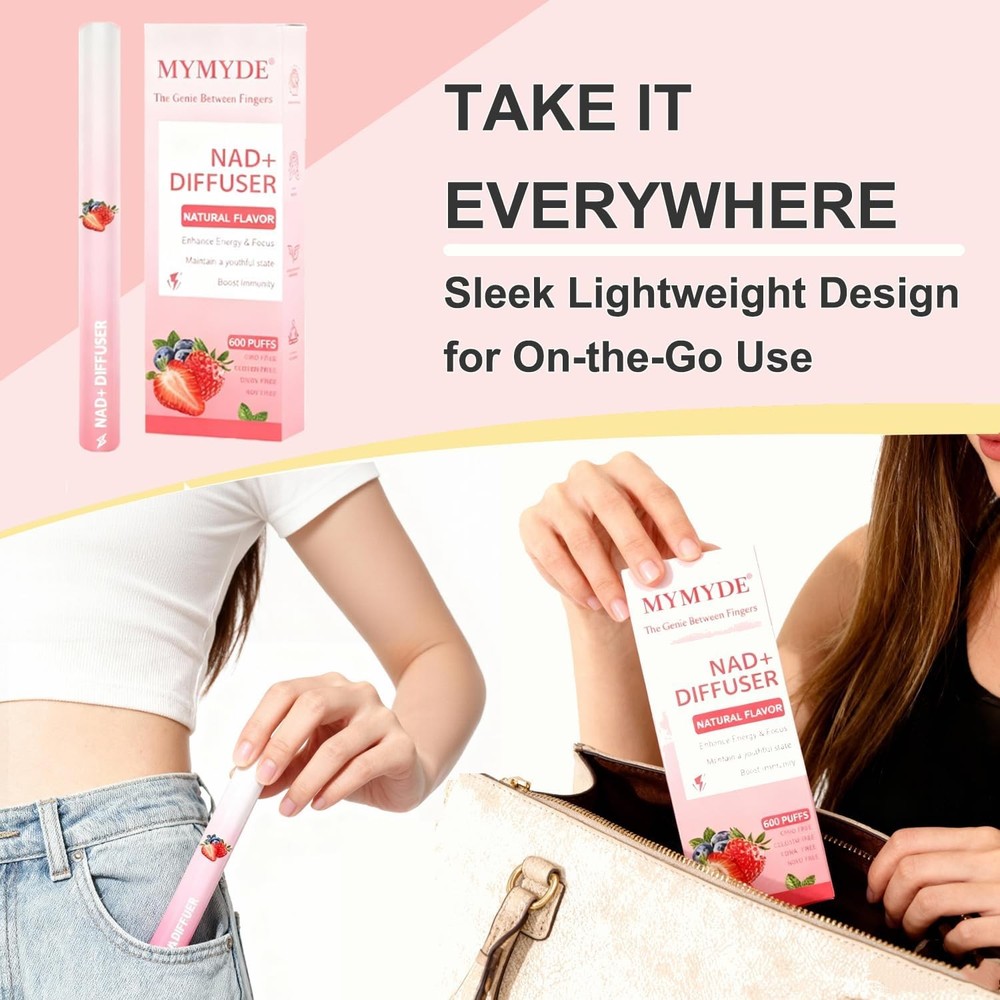 Herbal Diffuser Pen - Strawberry Mint Extract -Herbal Aromatherapy
