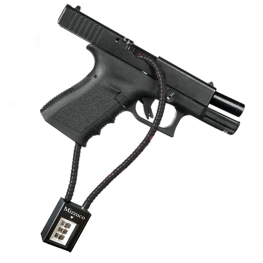 Trigger Lock 3 Digit Combination Lock & Cable Lock Compatible with Many Handg...