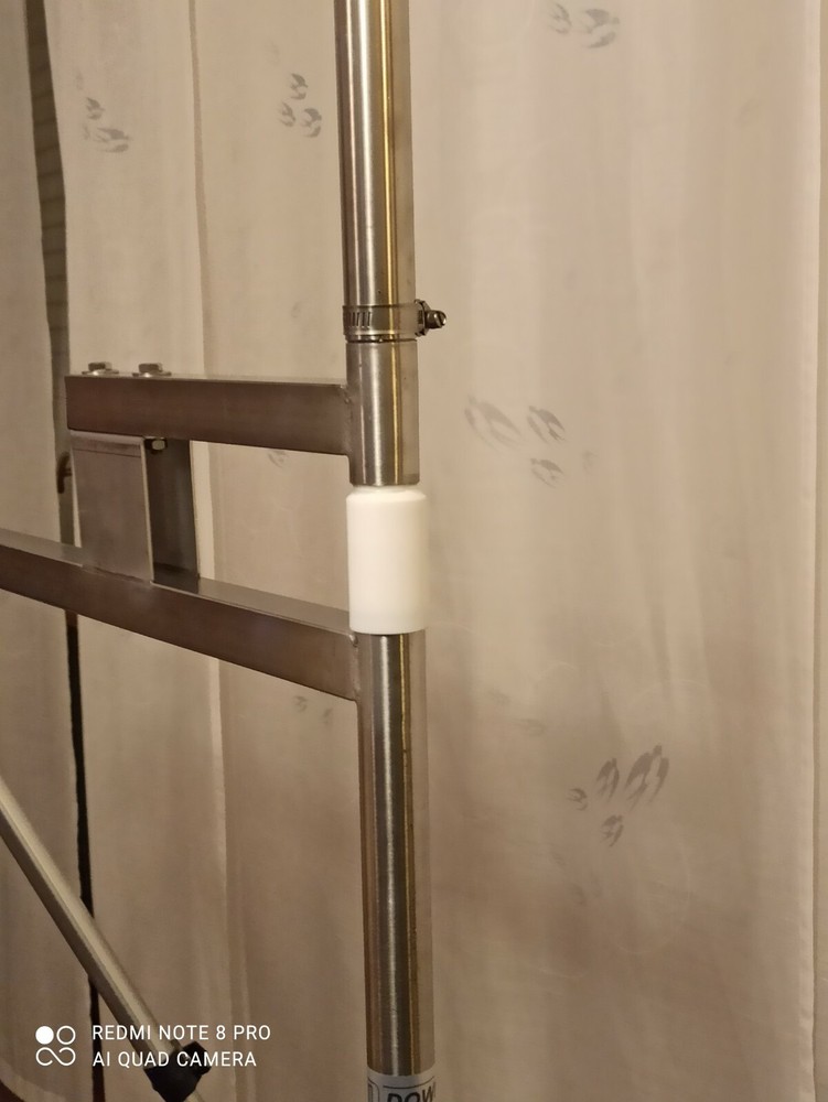 PROFESSIONAL ANTENNA STAINLESS STEEL & CABLE TESTED FM BROADCAST POWER FOR 2KW