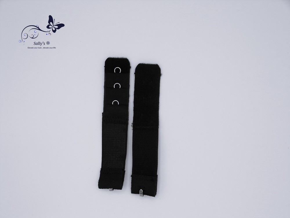 SALLY’S® Bra Extender - 1 Hook 3 Position - Soft Lingerie Elasticated Strap