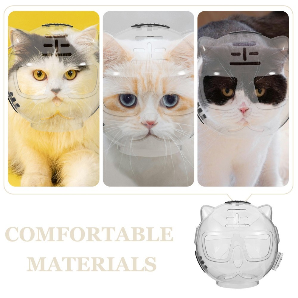 Cat Astronaut Costume Grooming Accessory Biting Prevention Muzzle